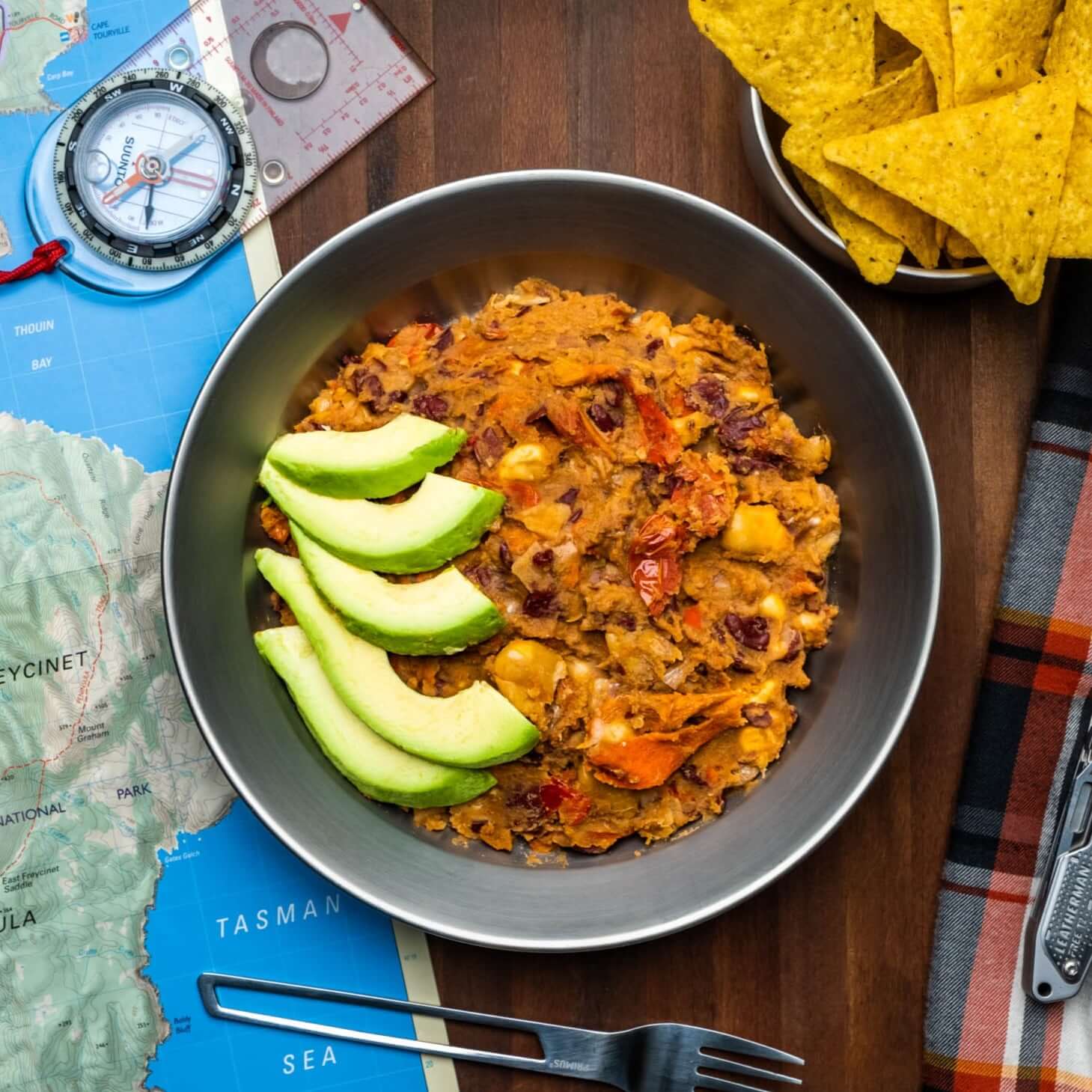 Campers Pantry Spicy Mexican Beans Exped Meal 1