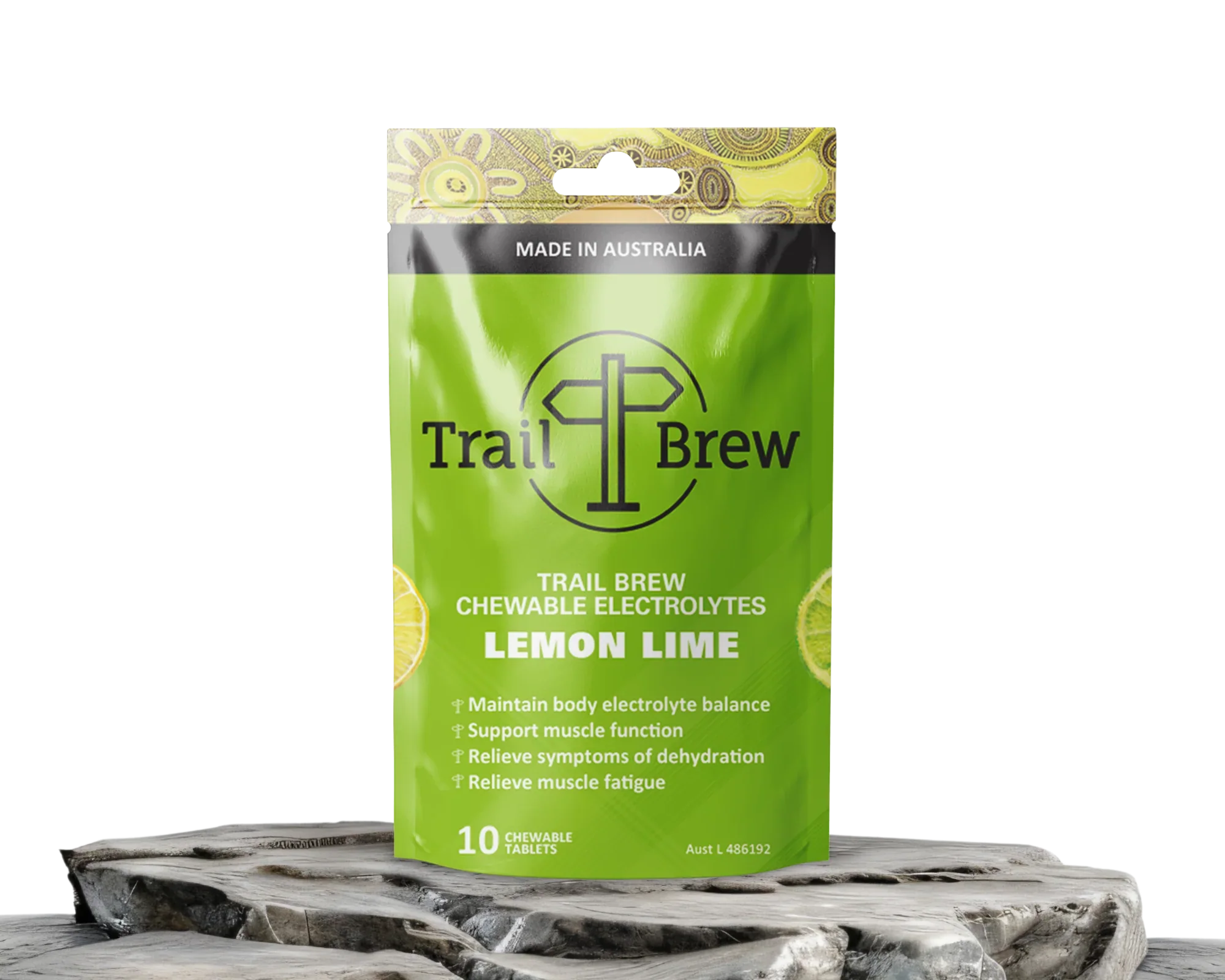 Trail Brew Chewable Electrolyte Tablets - Lemon Lime 1