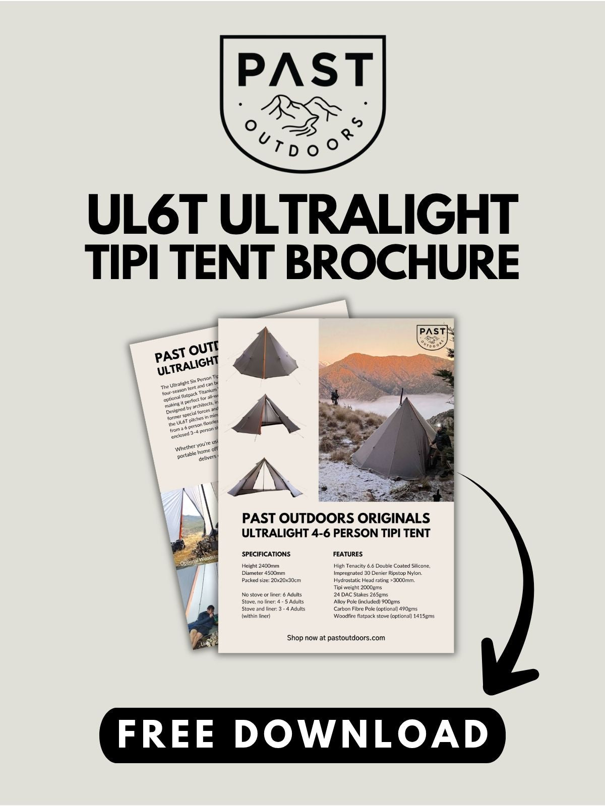 FREE UL6T Ultralight Tipi Tent PDF