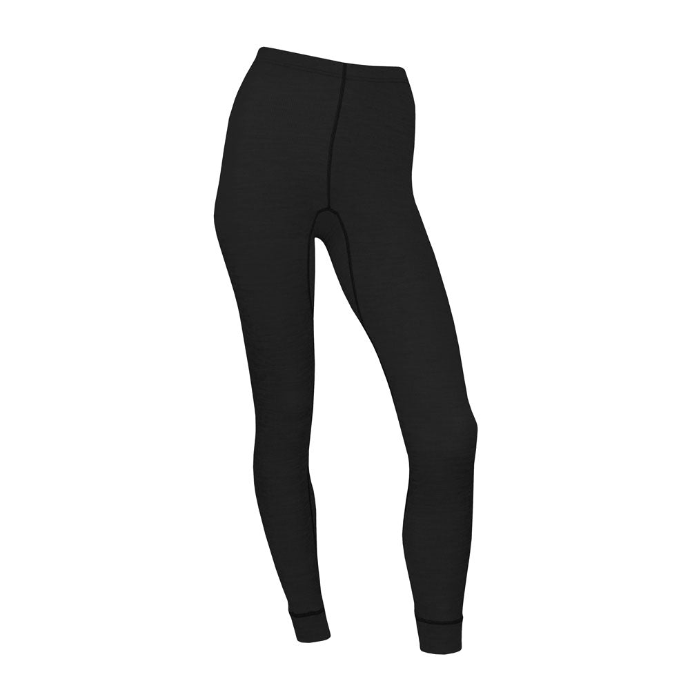 Black merino Wool Leggings on white background