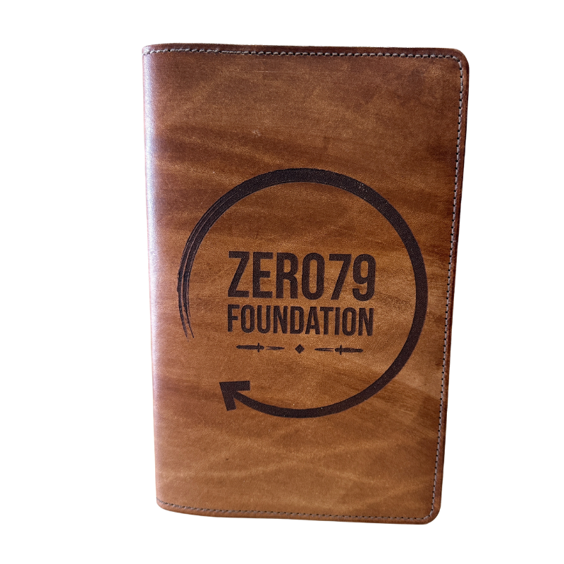 Zero79 Foundation x 5Ws Leather Notebook Cover