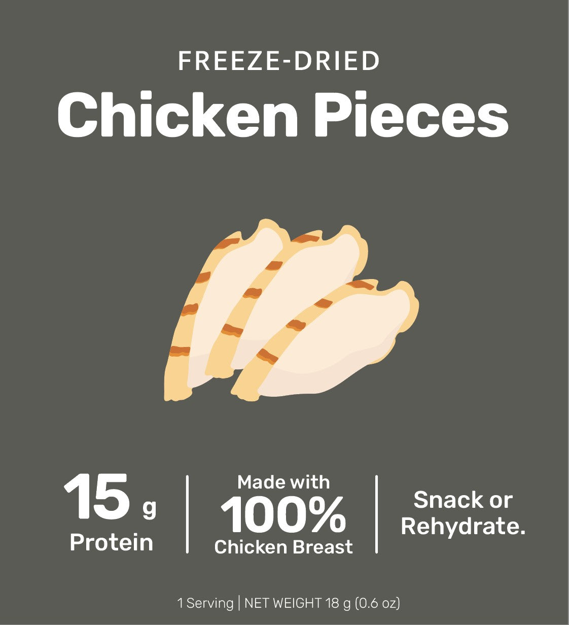 Radix Nutrition Freeze Dried Chicken Pieces 18g