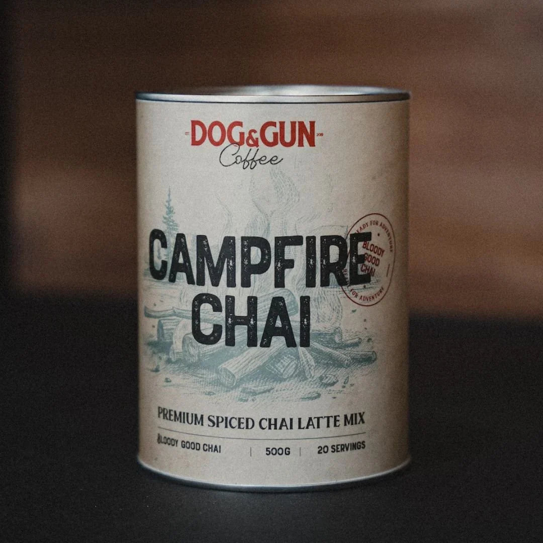 Dog and Gun Campfire Chai Latte Mix 500g Tin 3