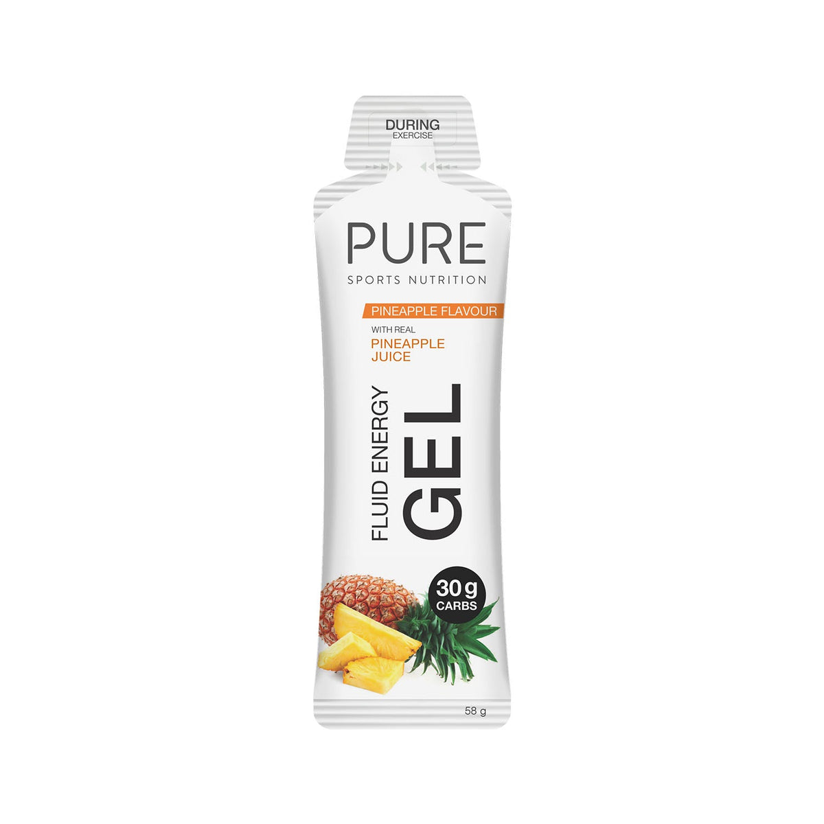 PURE Fluid Energy Gel Box of 8 - Pineapple