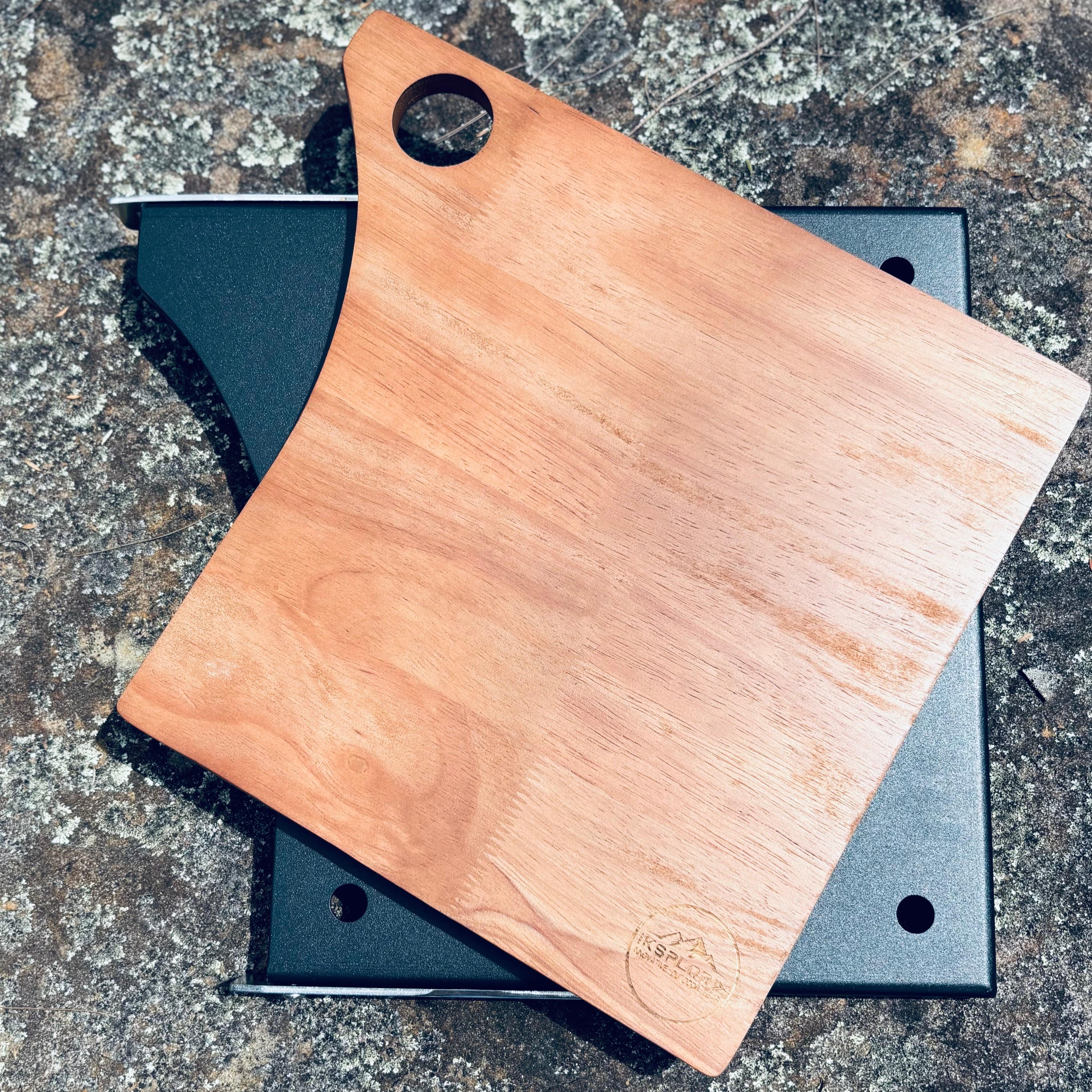 iksplor bbq side table bracket with removable prep board