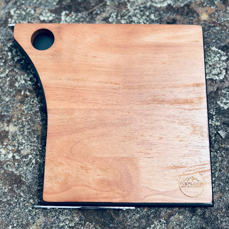 iksplor bbq side timber prep board