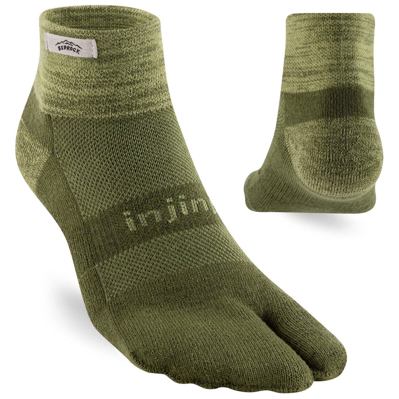 Bedrock X Injinji Performance Split-Toe Socks - Mini Crew