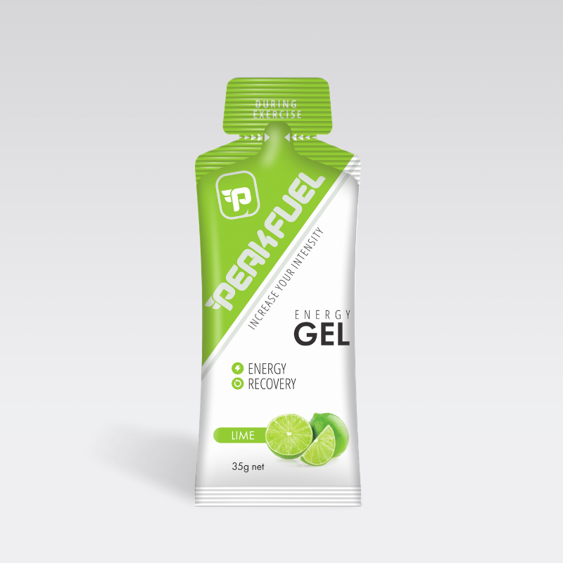 PeakFuel Lime 35g Energy Gels - Box of 5 2