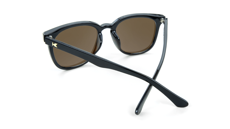 Knockaround Paso Robles - Glossy Black and Tortoise Shell Fade / Amber