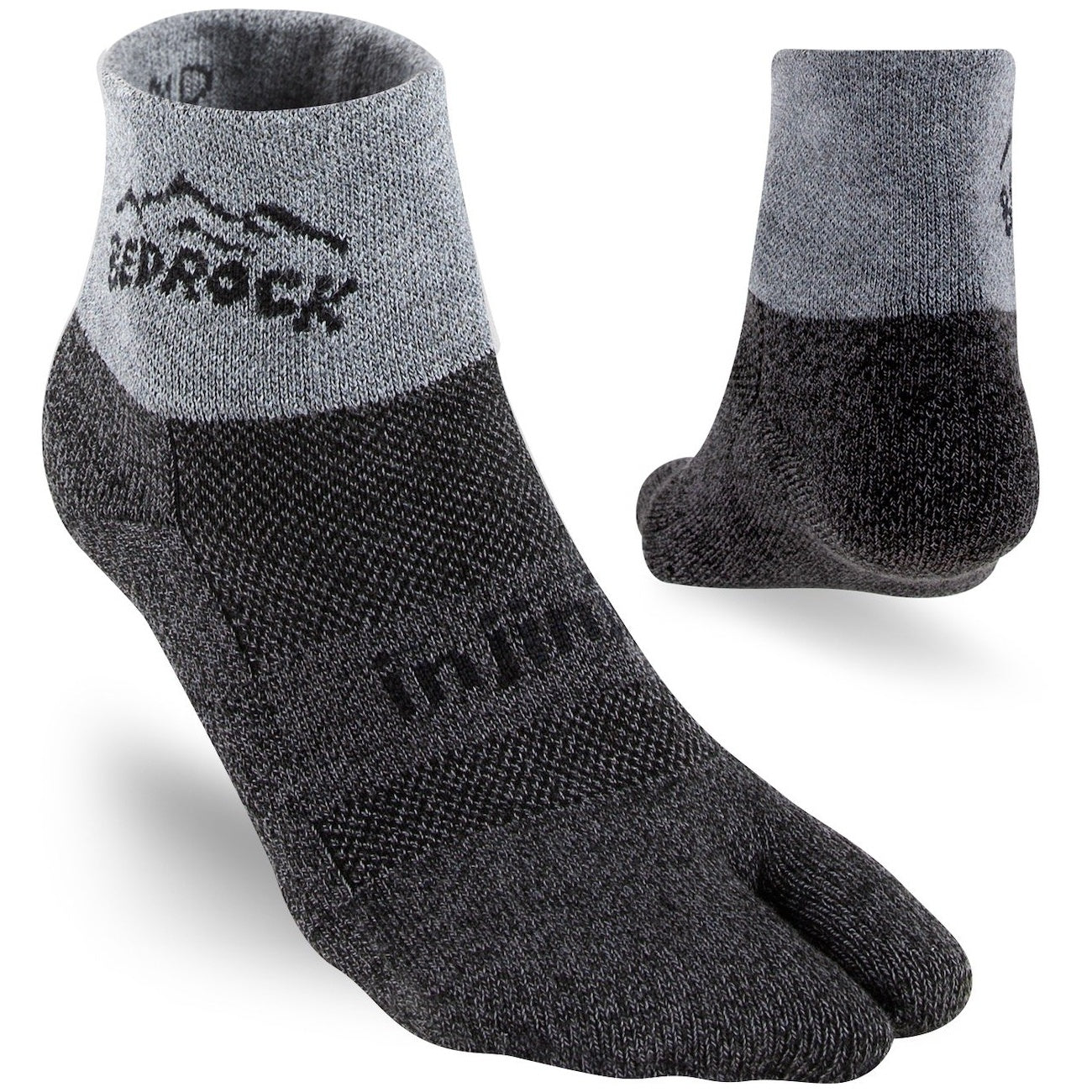 Bedrock X Injinji Performance Split-Toe Socks - Mini Crew