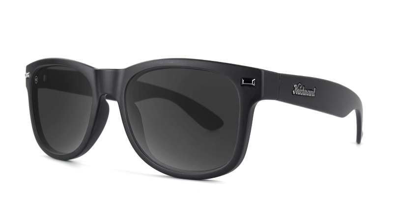 Knockaround Fort Knocks - Matte Black on Black / Smoke