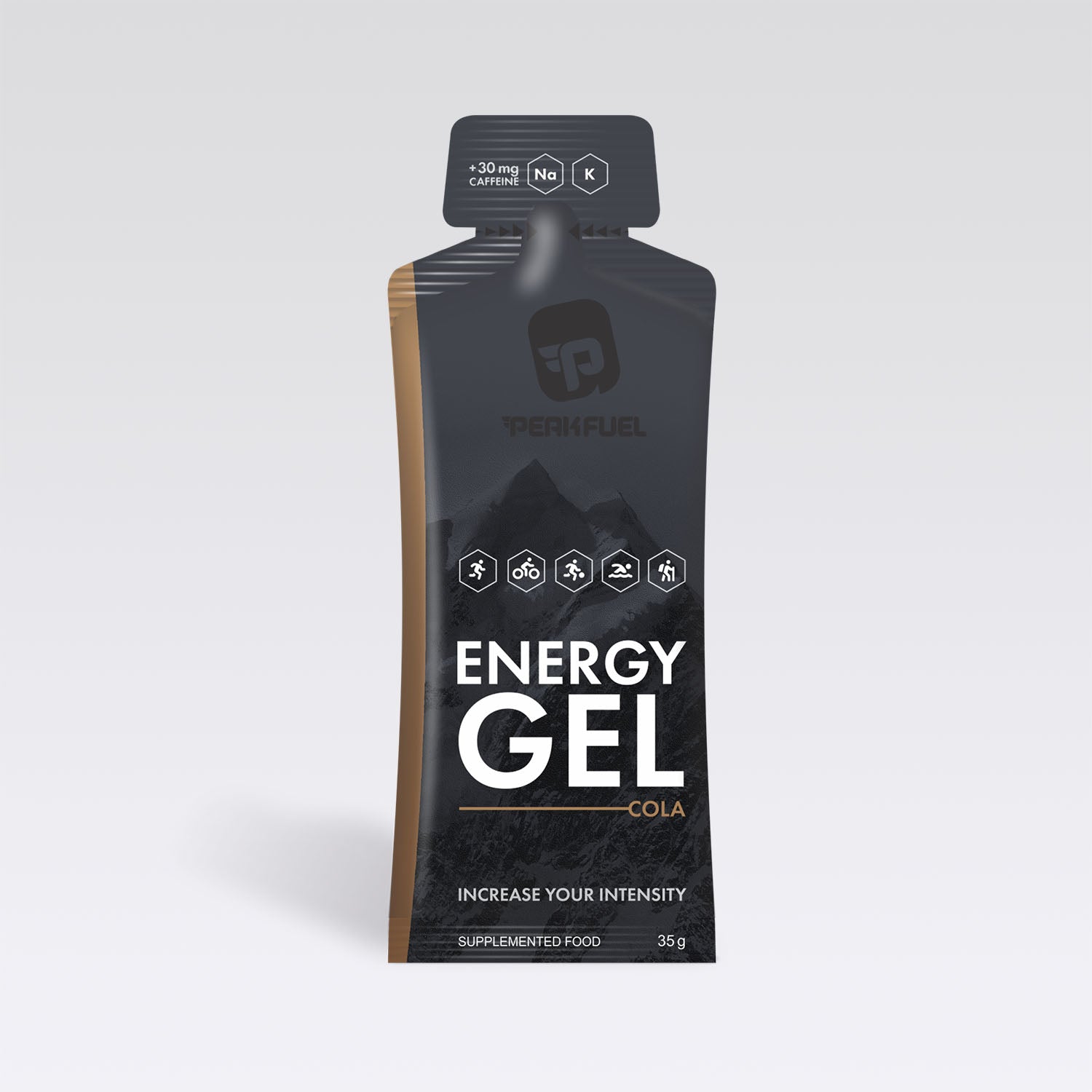 PeakFuel Cola 35g Energy Gels - Box of 5 2