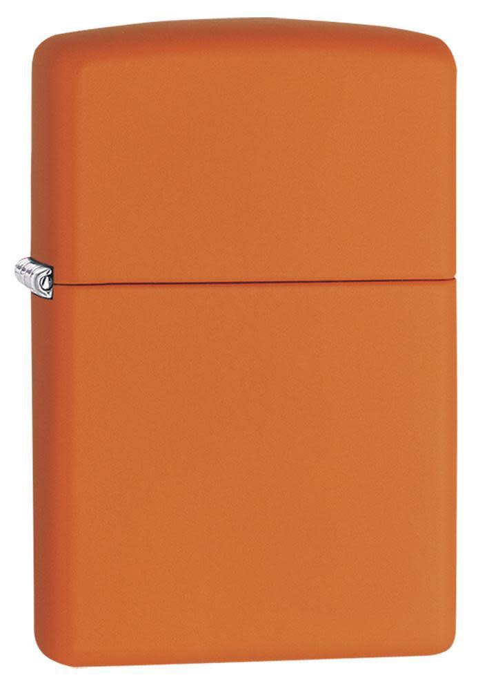 Zippo Classic Lighter Orange Matte 1