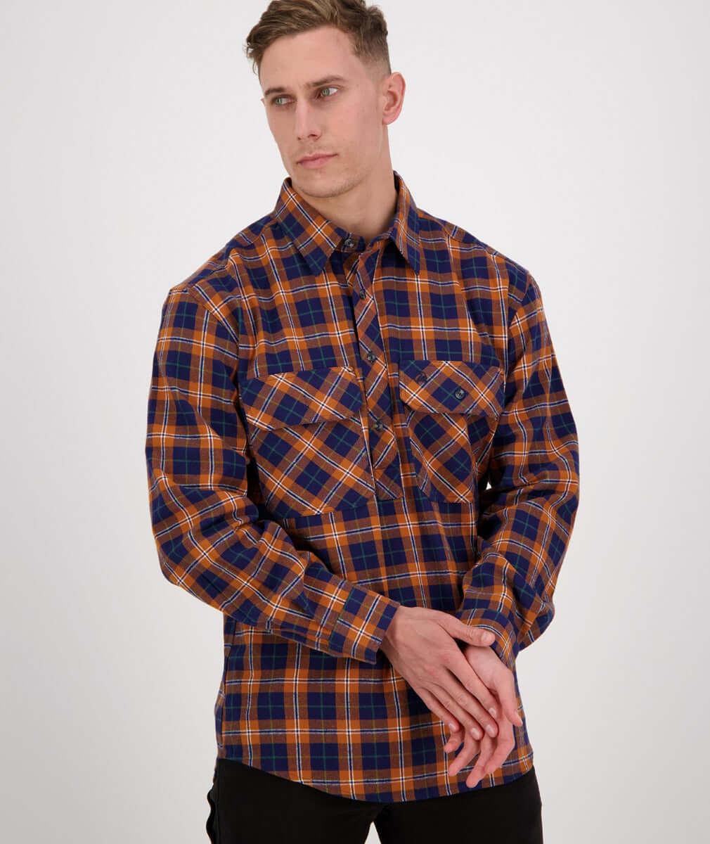 Swanndri Men's Barn Yarn Dye Shirt