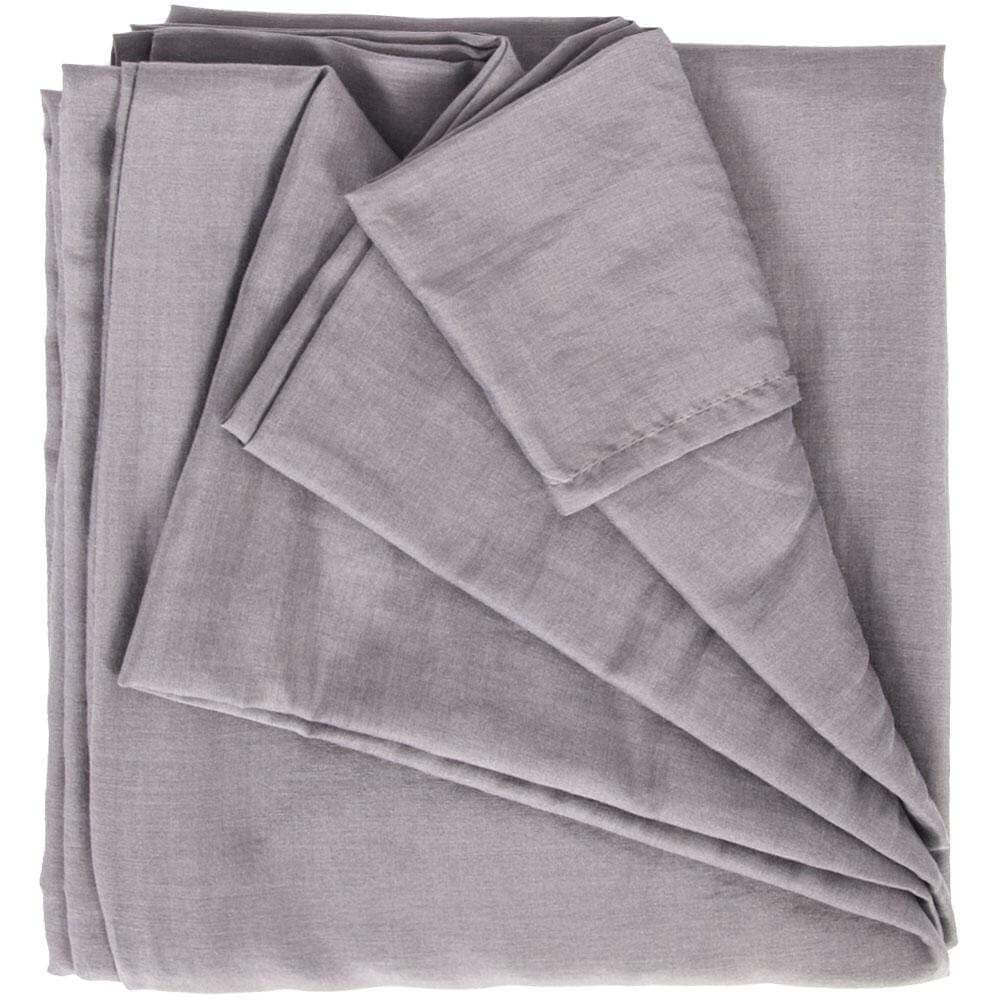 Mont 100% Silk Inner Sheets - Standard Ash 6