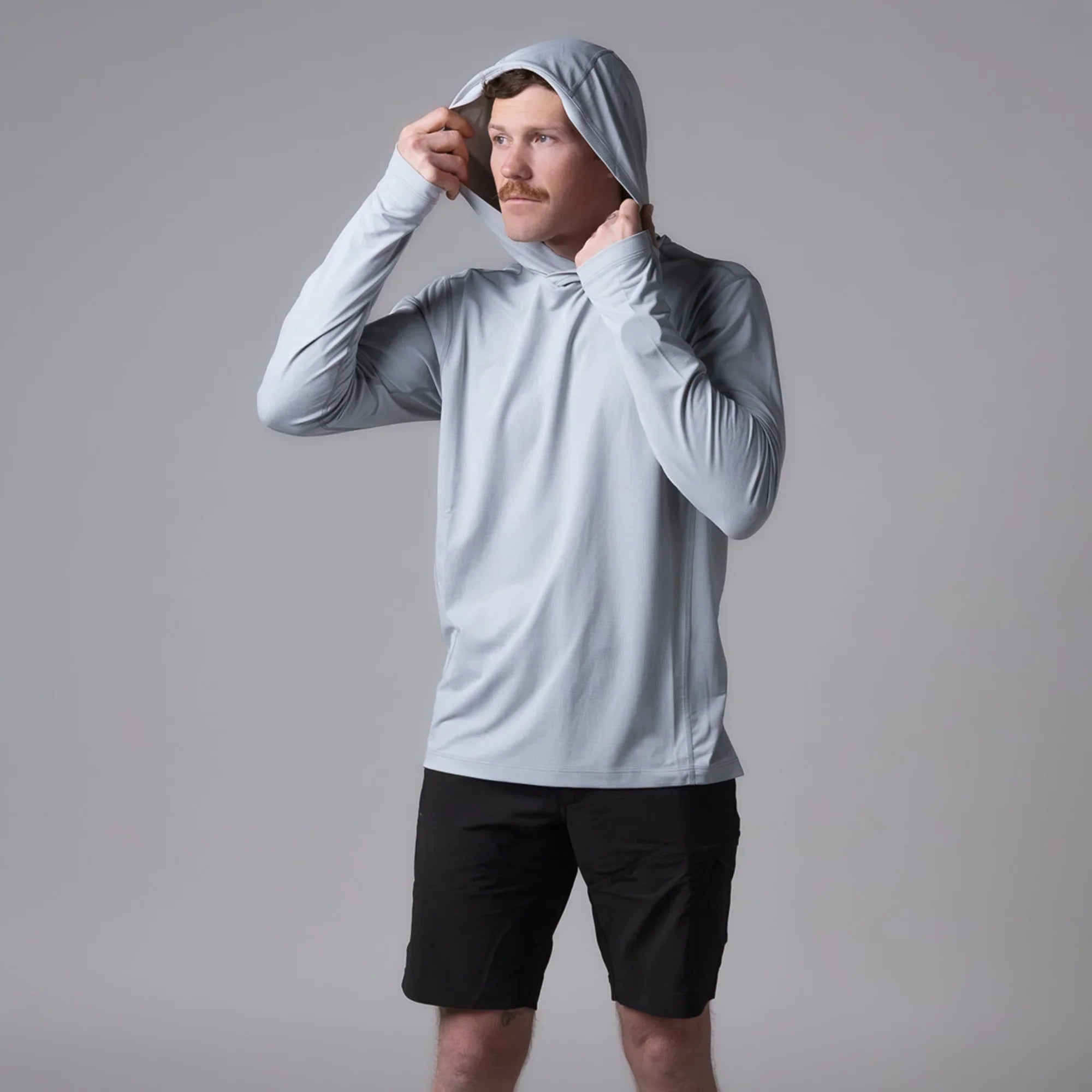 Mont Sundance UPF 50+ Hoodie Men's - Mist Hood 2