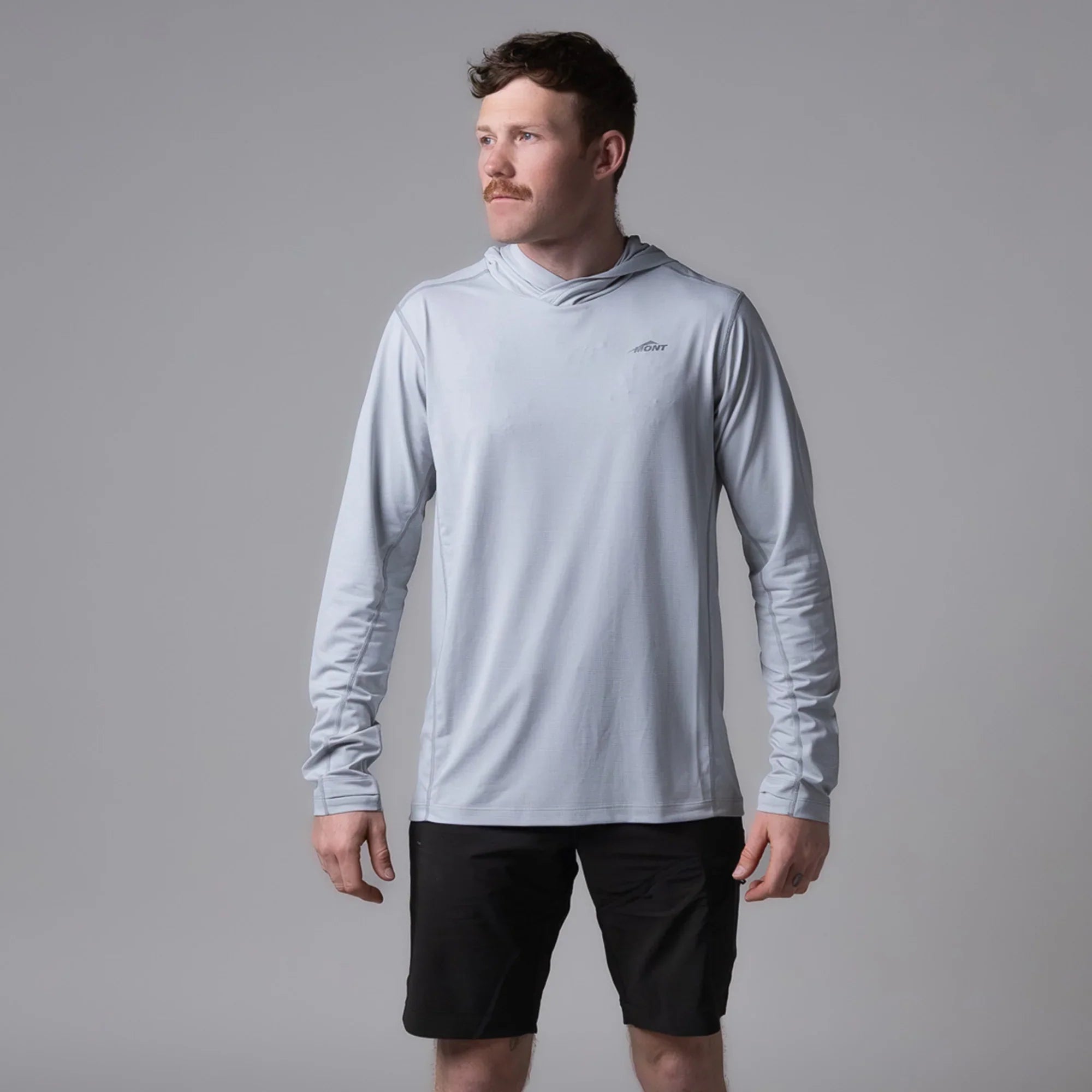 Mont Sundance UPF 50+ Hoodie Men's - Mist Front 4