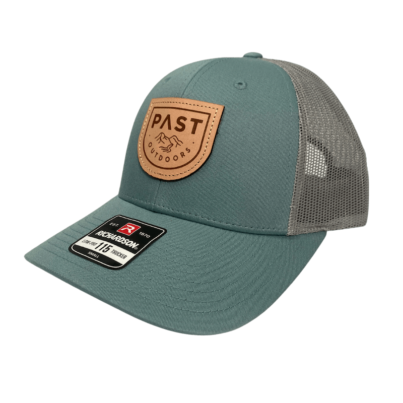PAST Outdoors Originals Truckers Hat - Aluminium Smoke Blue 8