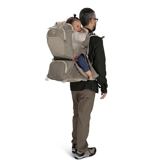 Osprey Poco LT Child Carrier - Tan Concrete 3