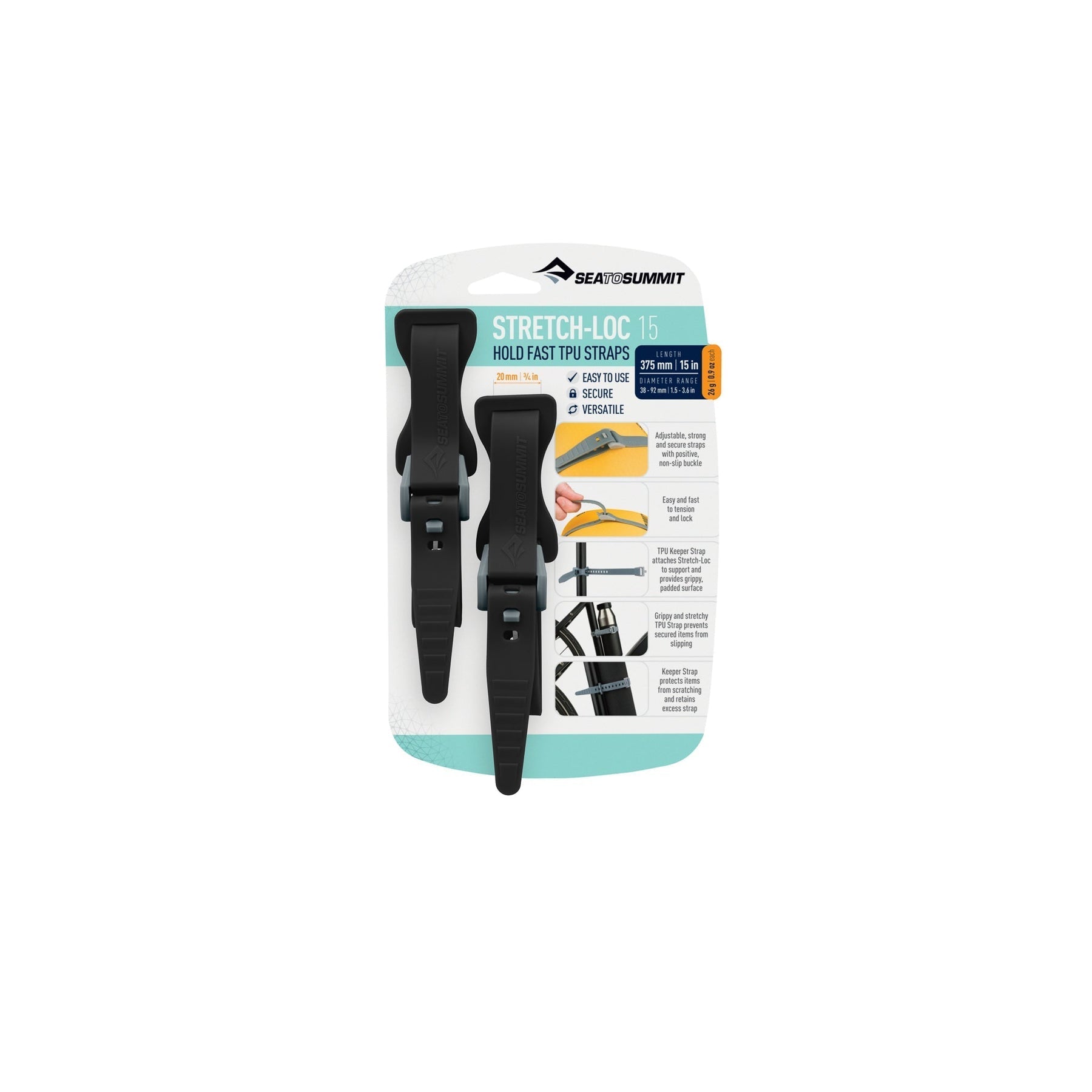 Sea To Summit Stretch-Loc TPU Luggage Strap 3