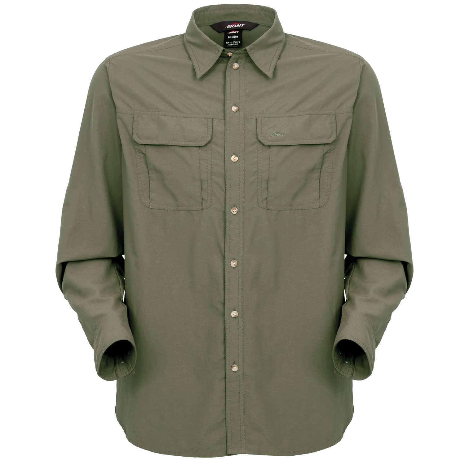 Mont Men's Lifestyle Vented Shirt - Sage 11