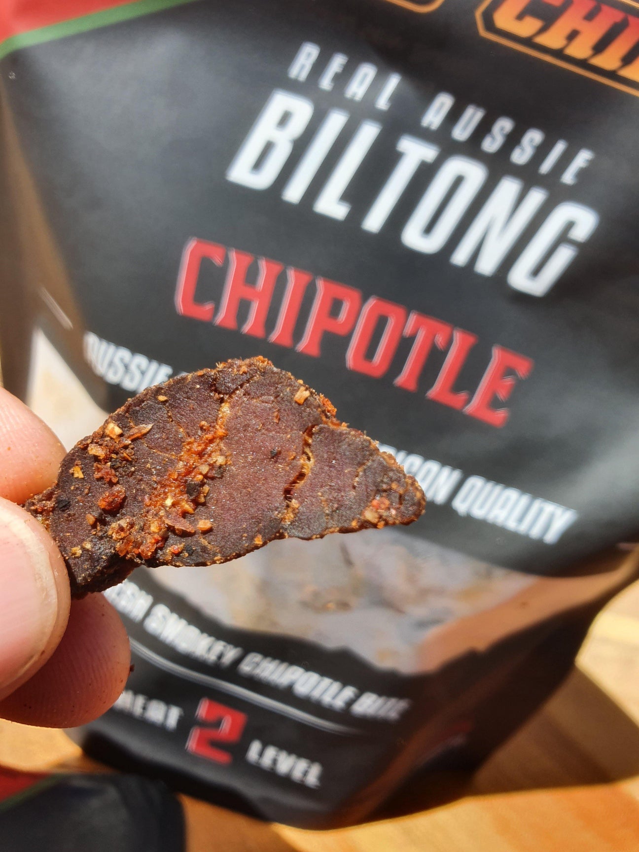 Original Beef Chief Chipotle Fatty Biltong