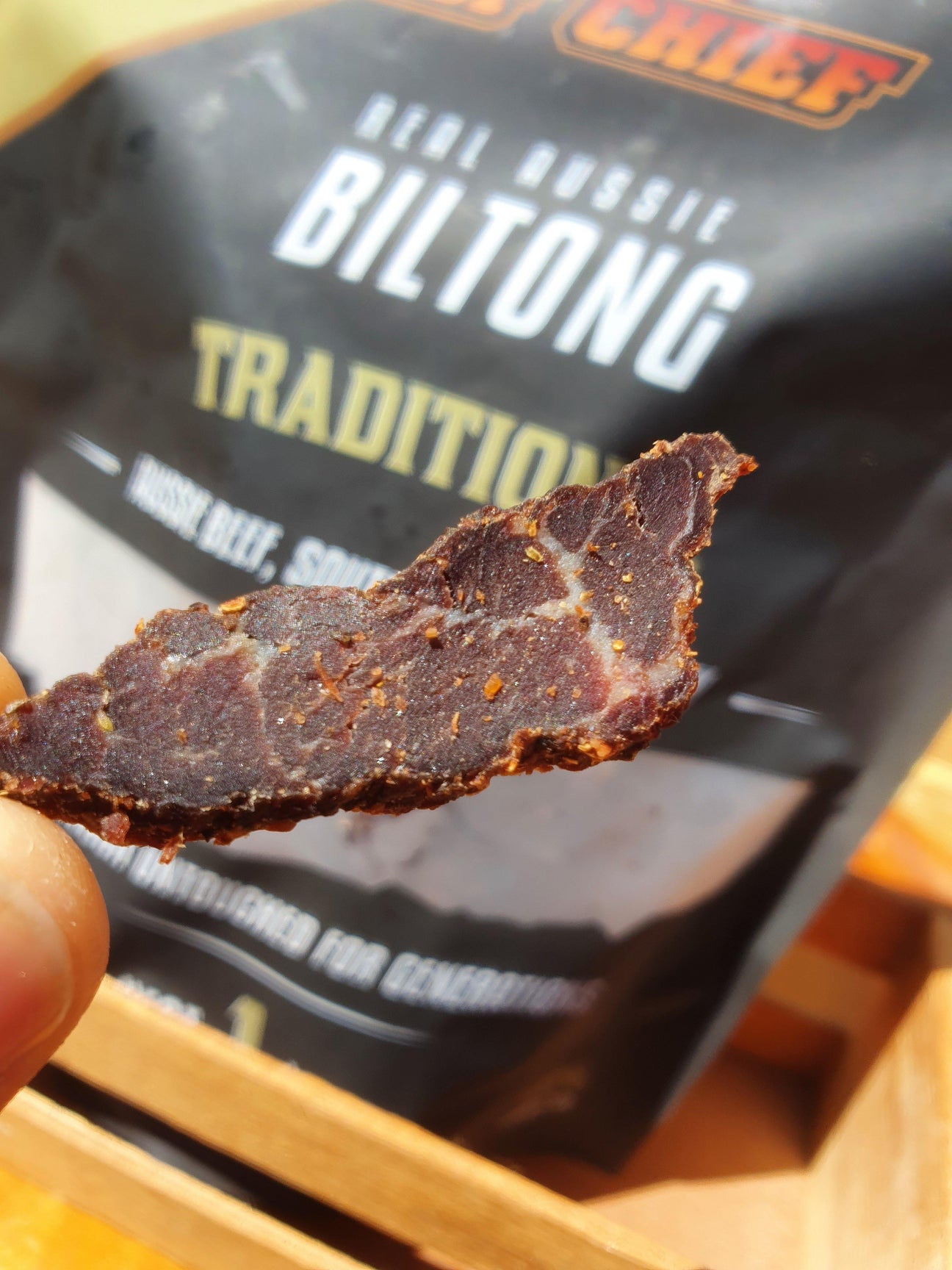 Original Beef Chief Traditional Fatty Biltong