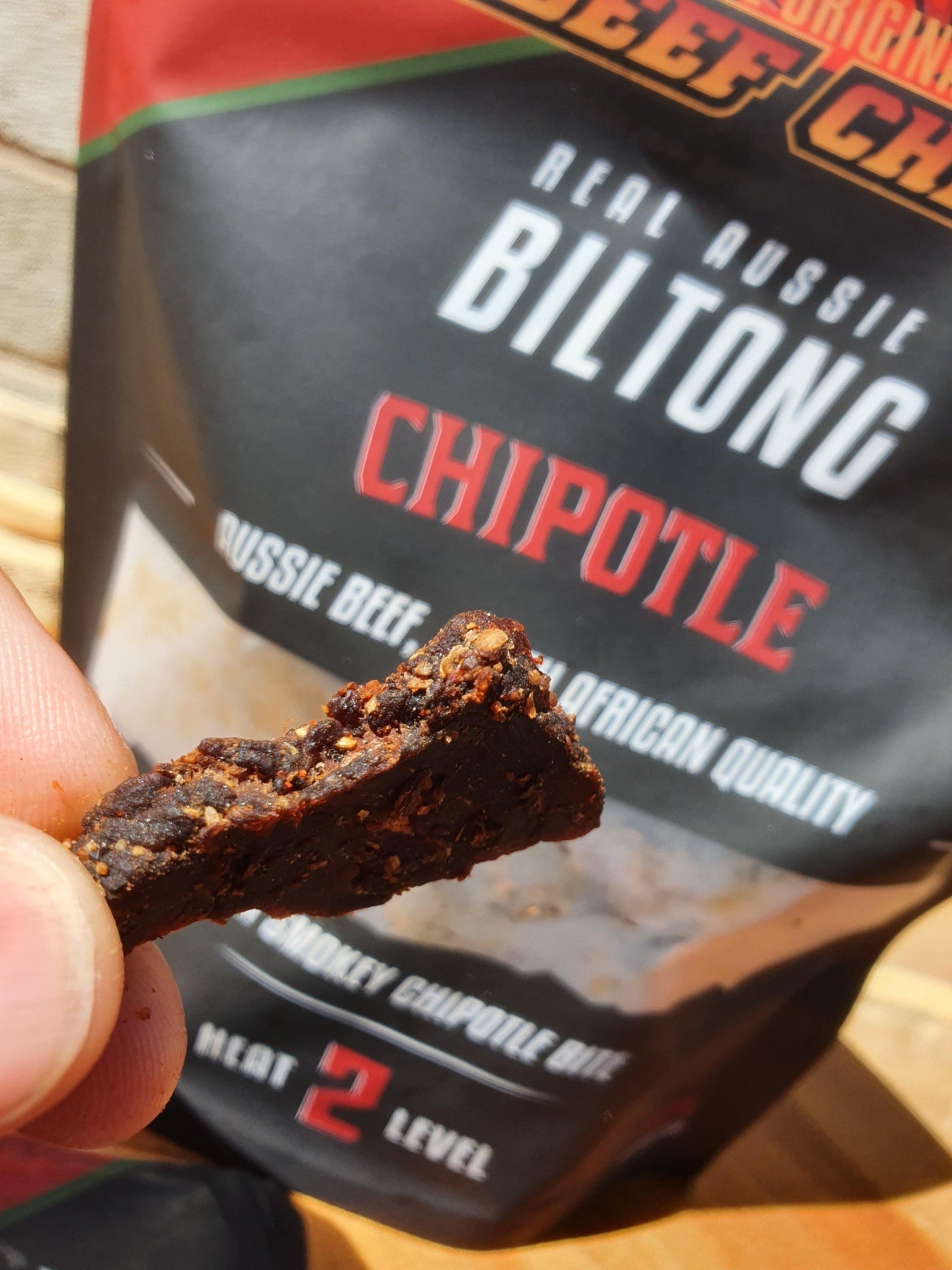 Original Beef Chief Chipotle Fatty Biltong