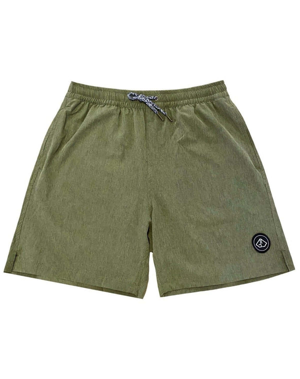 stretch board shorts with pockets