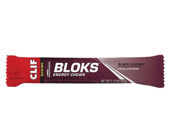 Clif Bloks Energy Chews  - Black Cherry with Caffeine