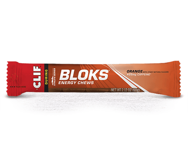 Bloks Energy Chews 25mg Caffeine - Orange