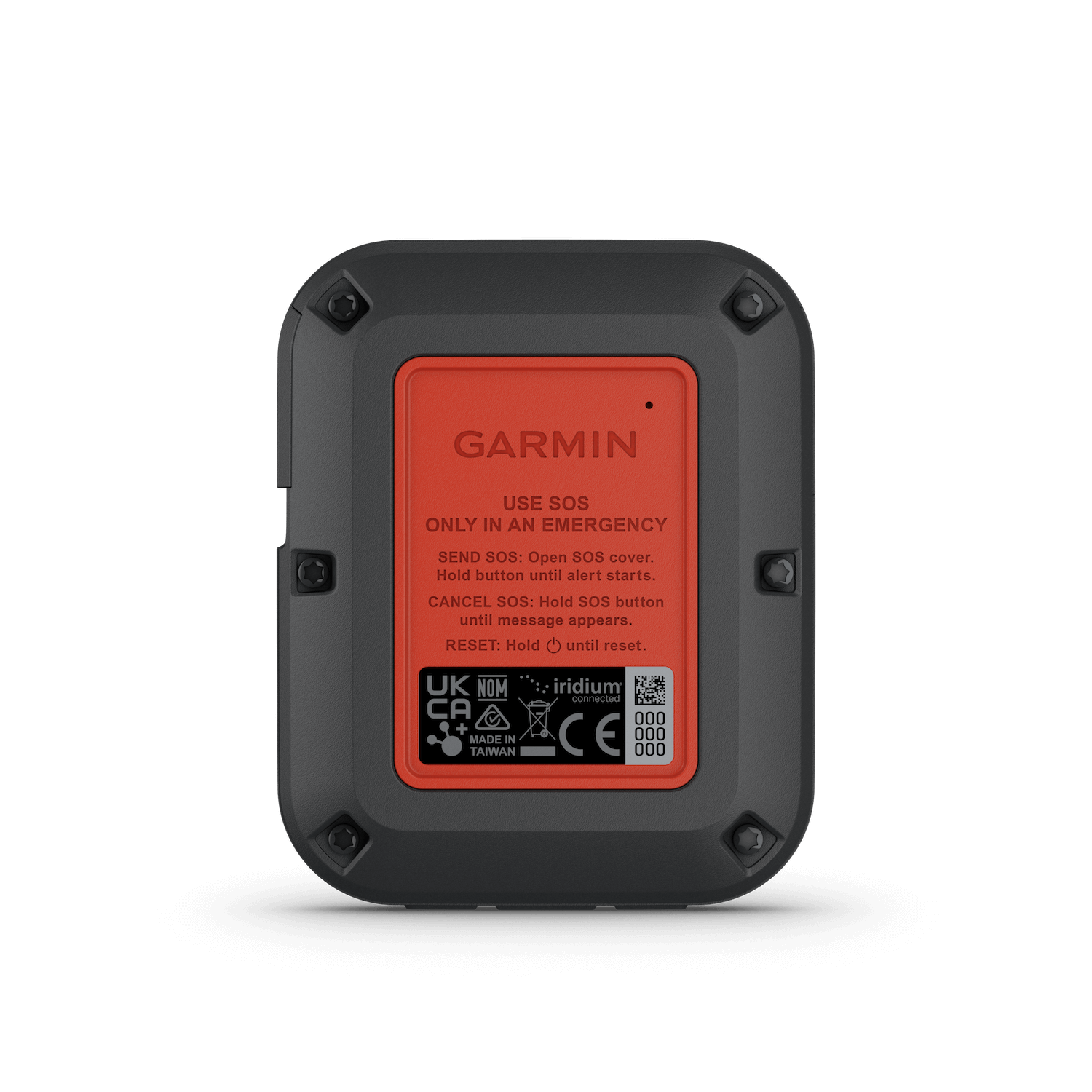 Garmin Inreach messenger warning label