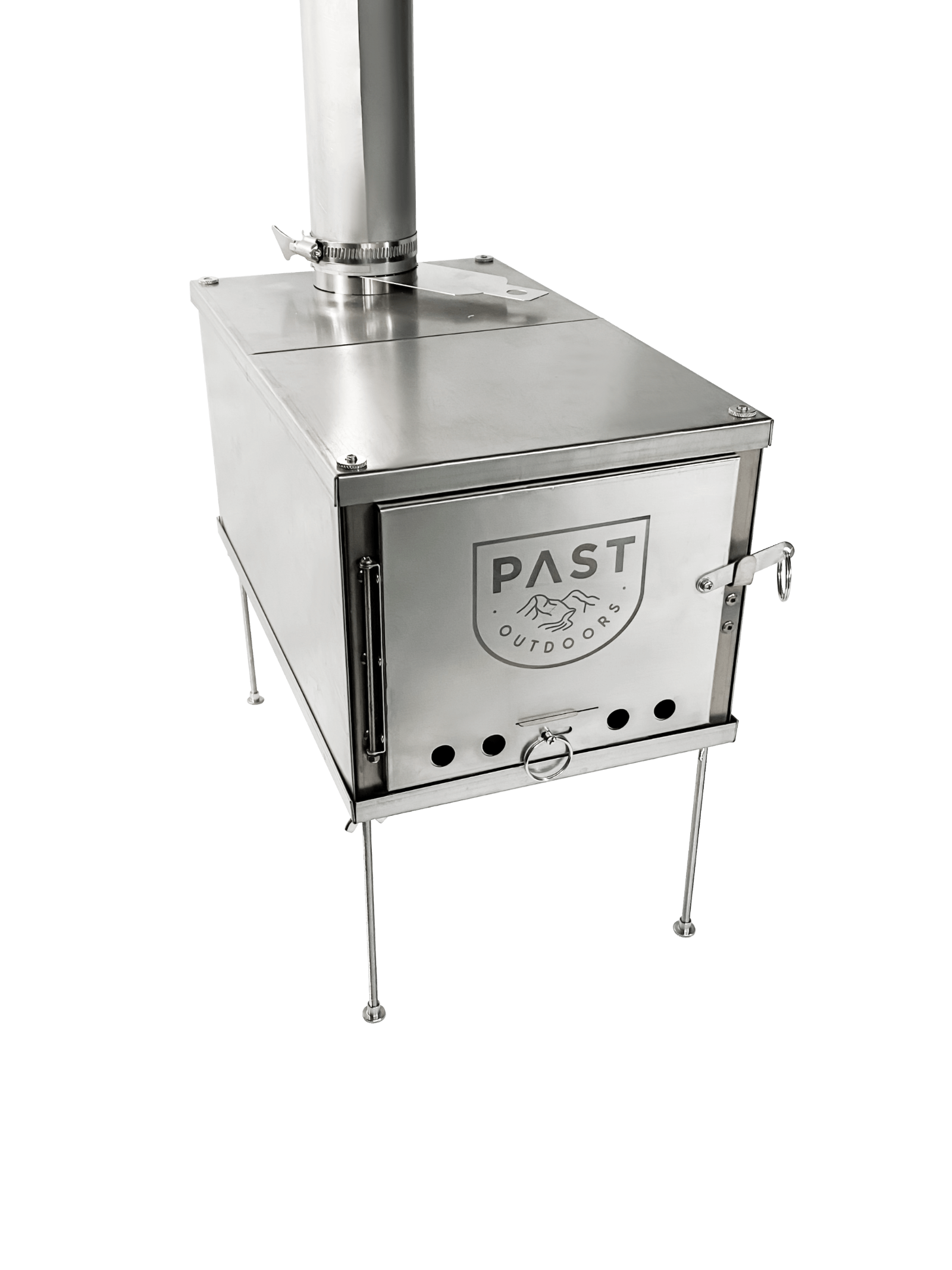 PAST Outdoors Titanium Fold-up Stove - Medium