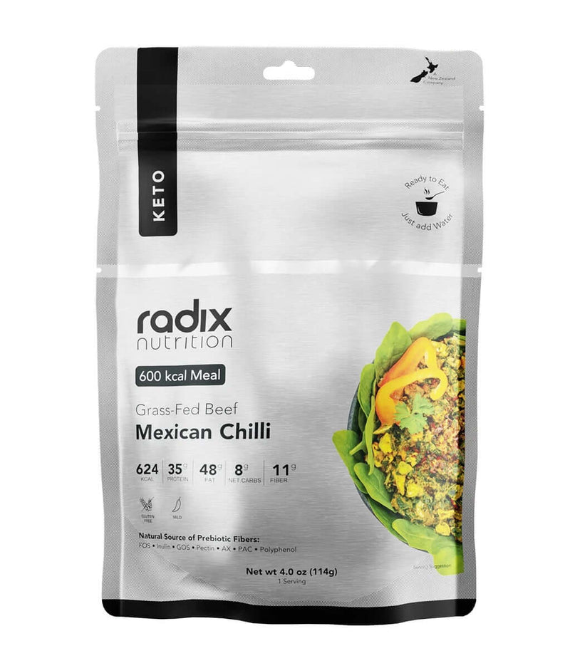 Radix Nutrition Keto Grass Fed Beef Mexican Chilli 600 Kcal