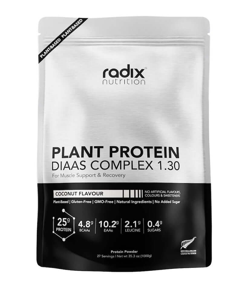 Radix Nutrition Plant Based Based Protein Powder DIAAS 1.30