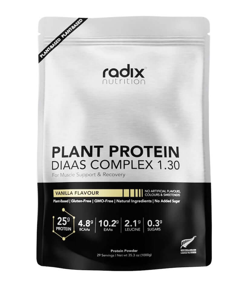 Radix Nutrition Plant Based Based Protein Powder DIAAS 1.30