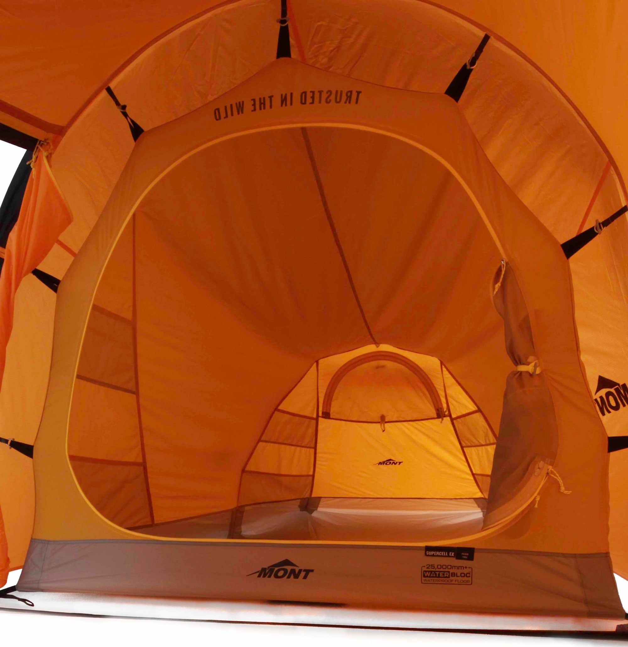 Mont Supercell EX Tunnel Tent Tumeric