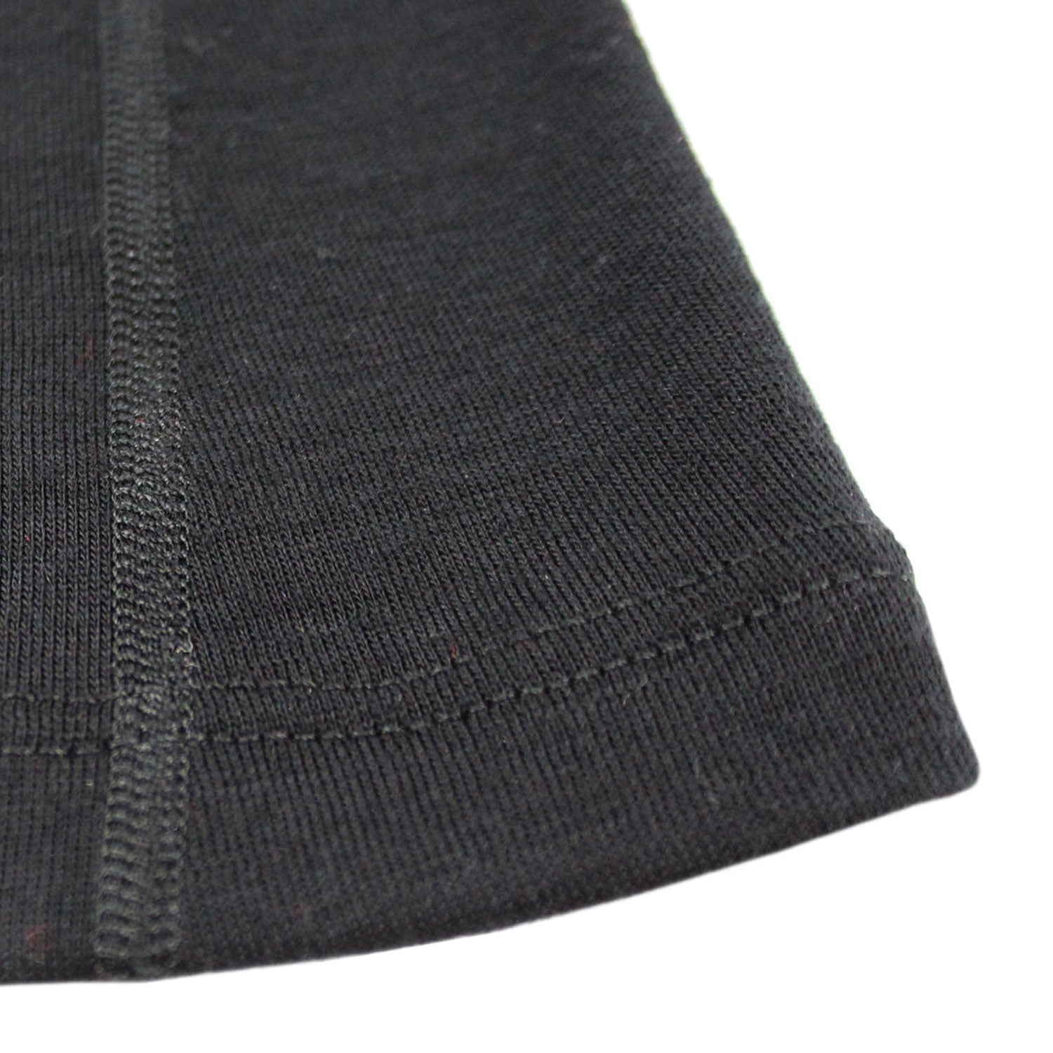 Close up of merino seams