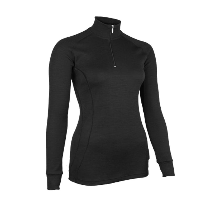 Wilderness Wear - Cool Merino 155 Long Sleeve Zip Neck (Womens)